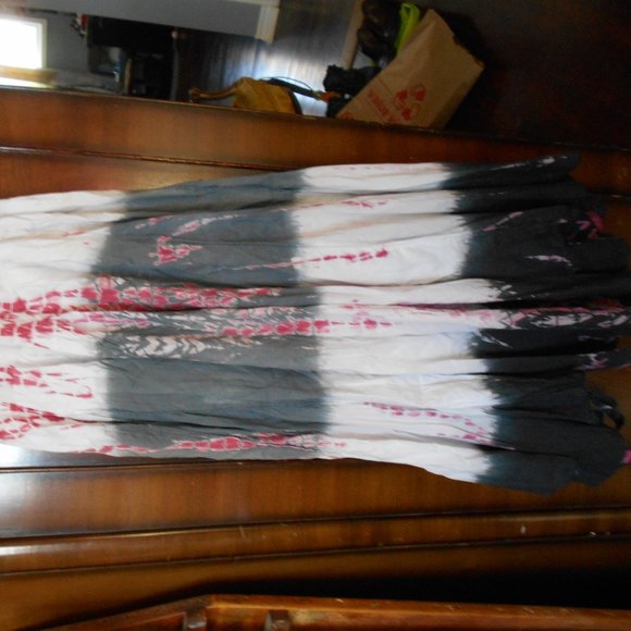 Vintage 80s Pure Cotton Gauze Hippie Dress - Picture 11 of 13